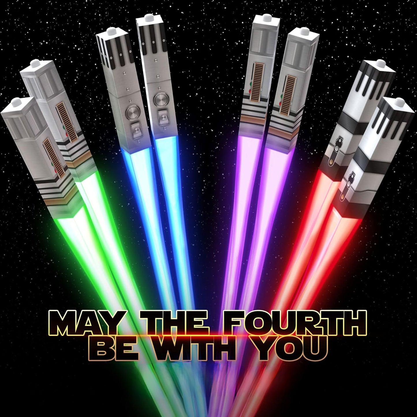 SaberLab - Lightsaber Chopsticks (two pair)